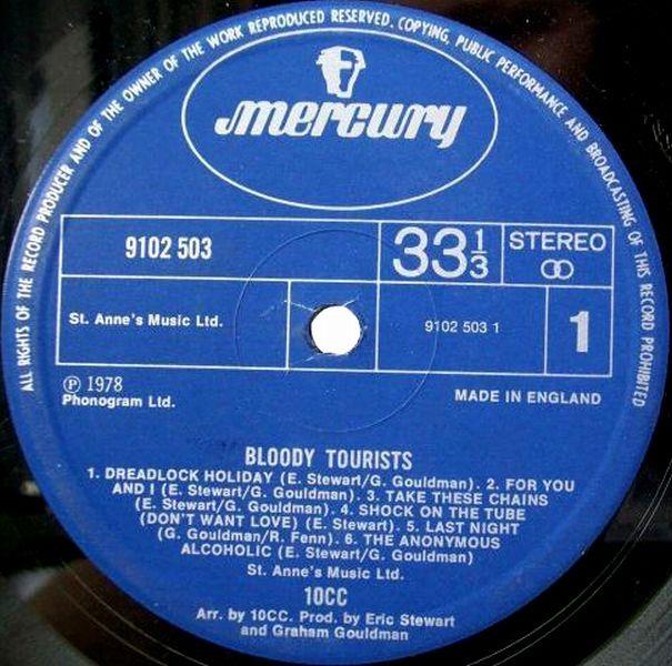 10CC, 1978, Bloody Tourists, Great Britain