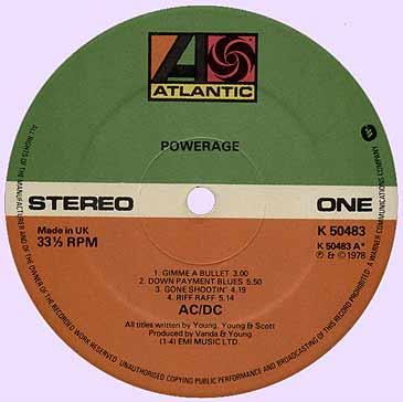 AC/DC, Powerage, 