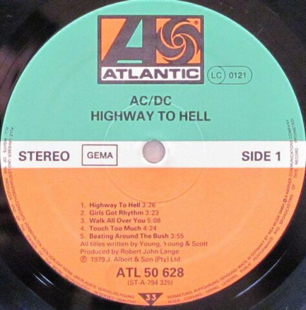 AC/DC, Highway To Hell, Germany