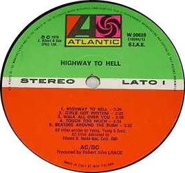 AC/DC, Highway To Hell, Italiana