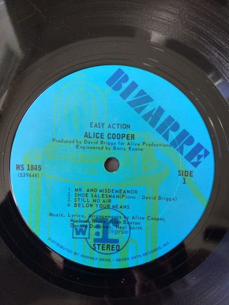 Easy Action, Side One, Bizarre Records, 1970