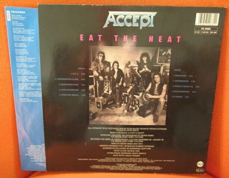 Accept, Eat the Heat, 1989, 