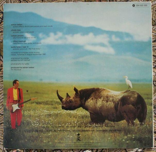 Adrian Belew, Lone Rhino, , 1982 .