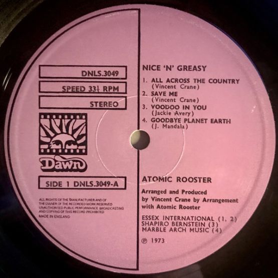 Atomic Rooster, 1973, UK