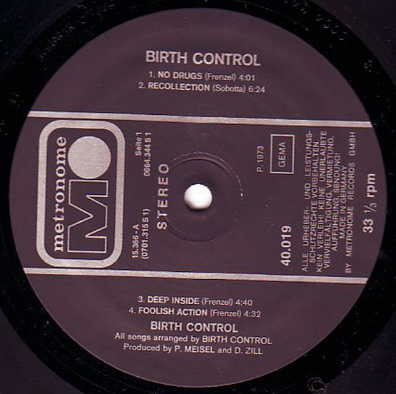 Birth Control, Gold Rock,   1976 .