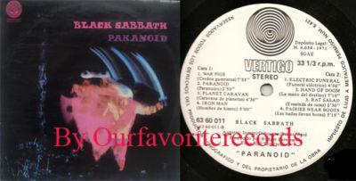 Black Sabbath "Paranoid", Spain