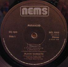 Black Sabbath Paranoid, Side One