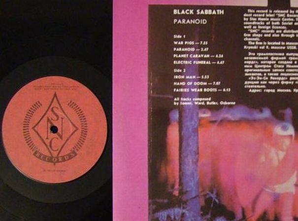 Black Sabbath, Paranoid, 1970, SNC Records