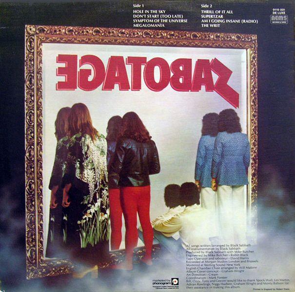 Black Sabbath, Sabotage,  