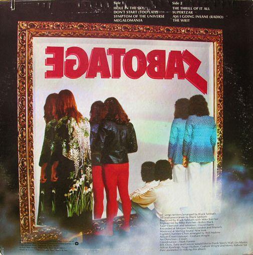 Black Sabbath, 1975, Sabotage,  Warner Bros.