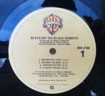 Black Sabbath, Never Say Die, 