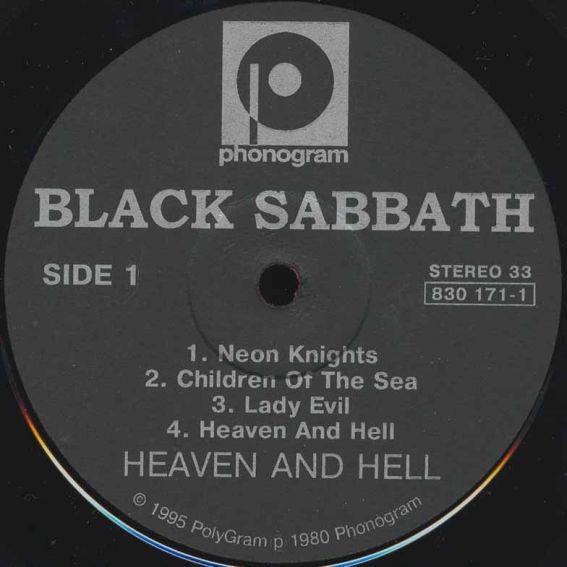 Black Sabbath, 1980, Heaven And Hell, , Polygram, 1995 .