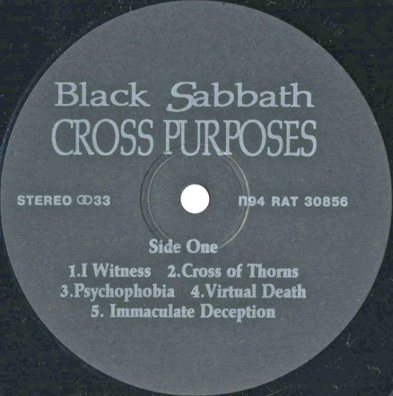 Black Sabbath Cross Purposes, Russia