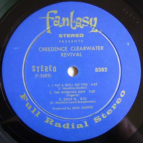 Creedence Clearwater Revival, 1968,    Fantasy Records