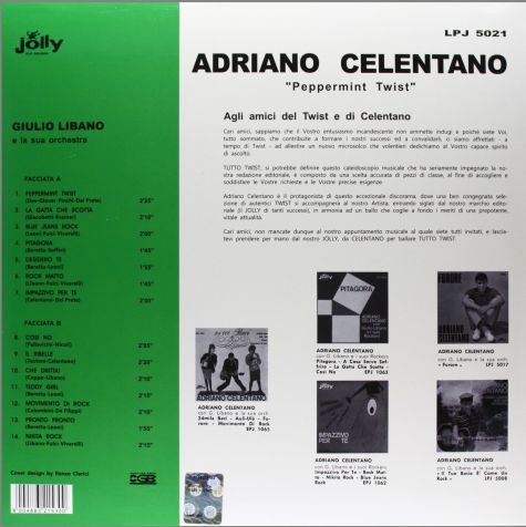 Peppermint Twist, Adriano Celentano, 1962 . 