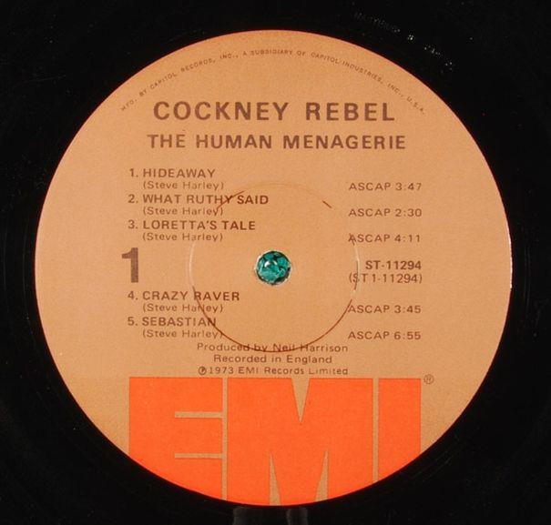 The Human Menagerie, Cockney Rebel, 1973 . 