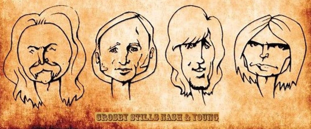 The band Crosby, Stills, Nash & Young