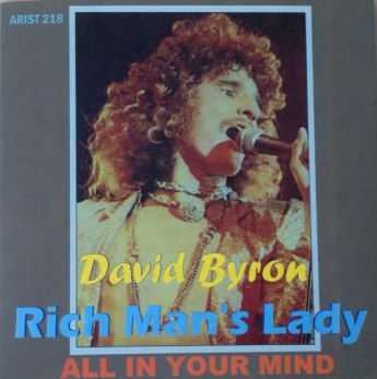 David Byron, single Rich Man's Lady, 1978, UK