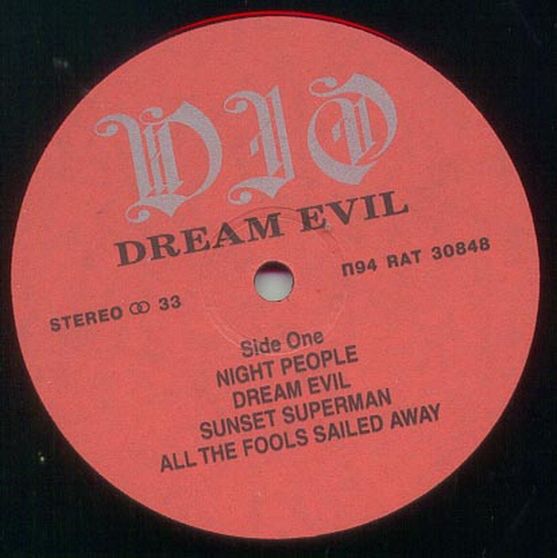 Dio, Dream Evil, 1987, AnTrop, 