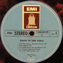 Shades Of Deep Purple, EMI-Odeon