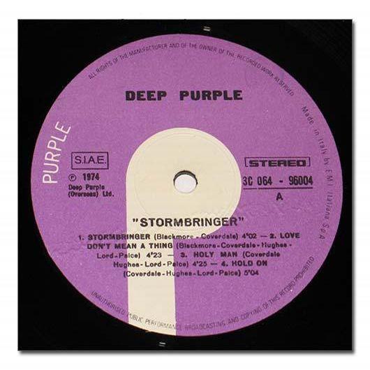 Deep Purple Stormbringer, Italy