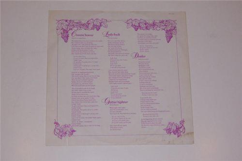 Come Taste The Band, 1975, Warner Bros/Purple Records Label