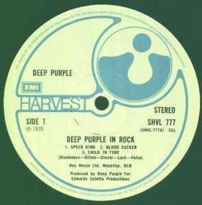 Deep Purple In Rock 1970 HEC Enterprises Ltd