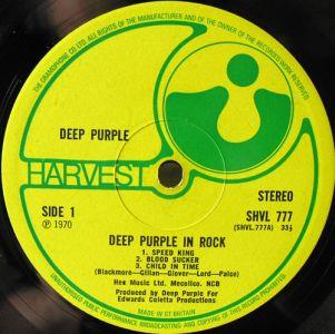 Deep Purple, In Rock, side one