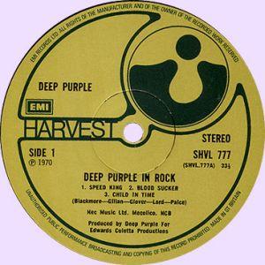 Deep Purple, In Rock album