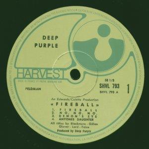 Deep Purple, Fireball, France