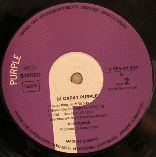 Deep Purple, 24 Carat Purple, 1975,  , Harvest