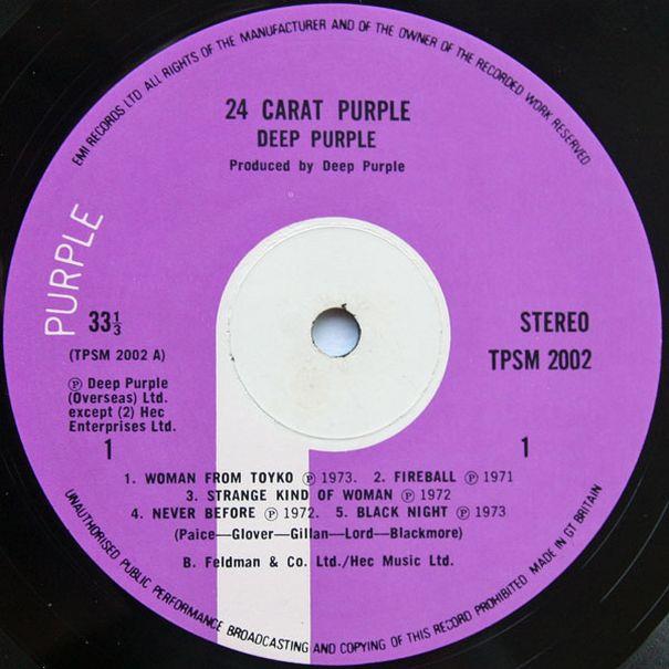 Deep Purple, 24 Carat Purple, 1975, Great Britain