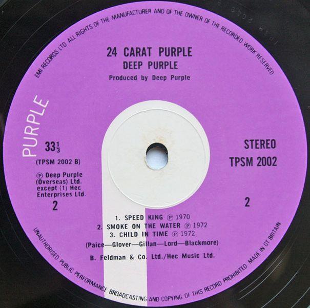 Deep Purple, 24 Carat Purple, 1975,  