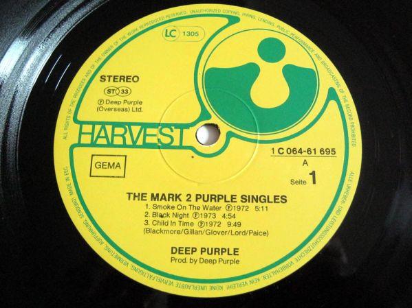 Deep Purple, The Mark II Purple Singles, 1979, Harvest, West Germany