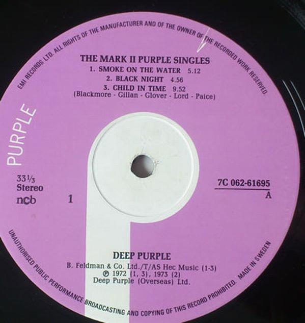 Deep Purple, The Mark II Purple Singles, 1979, 