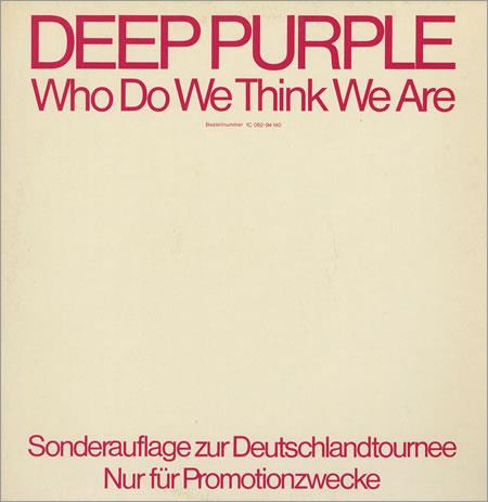 Deep Purple Who Do We Think We Are, 1973, Germany