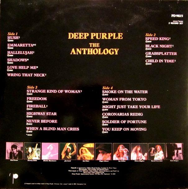 Deep Purple, The Anthology, 1985, Ireland