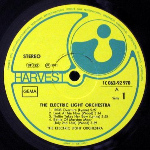 The Electric Light Orchestra-1, 1971, Germany