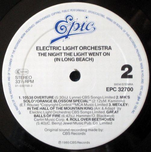 ELO, Live, 1974