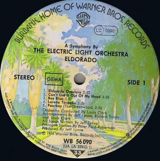 Electric Light Orchestra, Eldorado, 1974, Germany