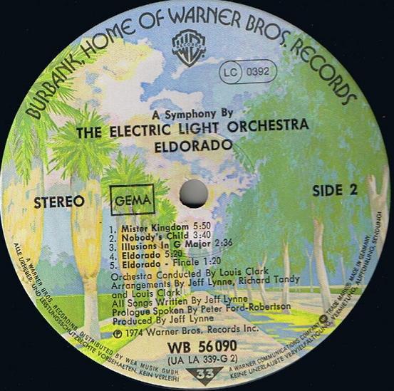 Electric Light Orchestra, Eldorado, 1974, 