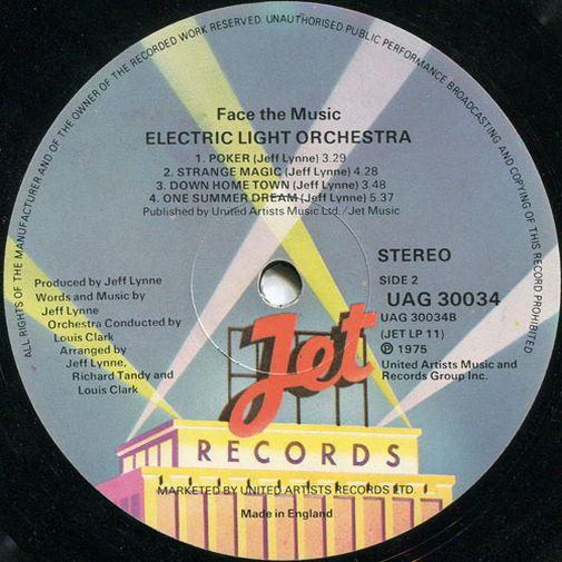 ELO, Face the Music, 1975,  