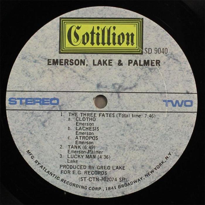 Emerson, Lake & Palmer 1970, USA