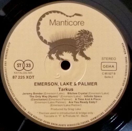 Emerson, Lake & Palmer 1971, Tarkus,  