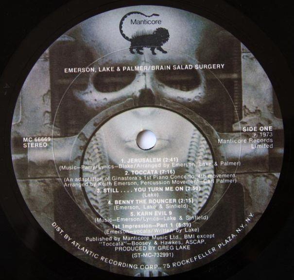 Emerson, Lake & Palmer, Brain Salad Surgery 1973,  