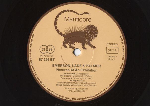 Emerson, Lake & Palmer, Pictures at an Exhibition 1971,  