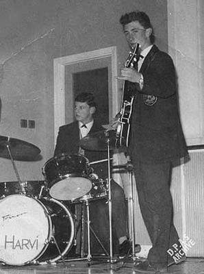 The Madisons in 1962 - Harvey Shield on drums and Roger Glover