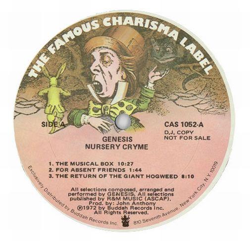 Genesis, Nursery Cryme, 1971, USA