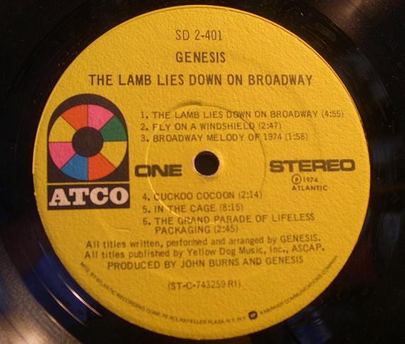 The Lamb Lies Down on Broadway, 