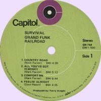 Grand Funk Railroad, Survival, 